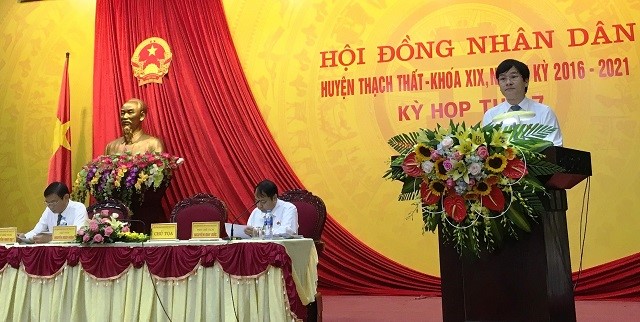 Thạch Thất: Chuẩn bị tổ chức phiên giải trình về công tác giao đất dịch vụ và vệ sinh môi trường